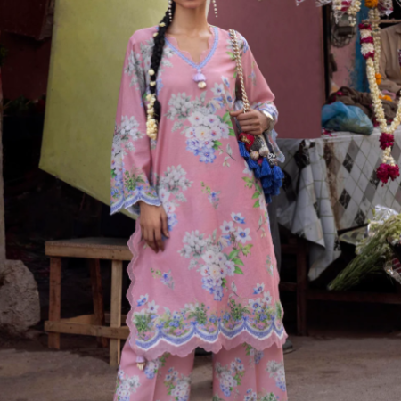 Unstitched Printed 2 Piece Lawn Suit