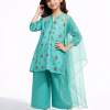 green lawn embroidered stitched 3pc