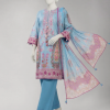multicolor viscose embroidered unstitched 3pc
