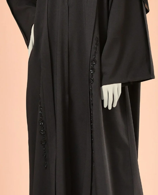 black abaya | jjab-22-042