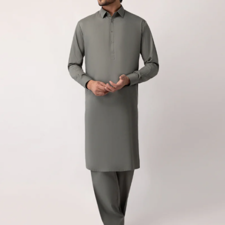steel grey unstitched fabric