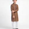 ochre formal kurta