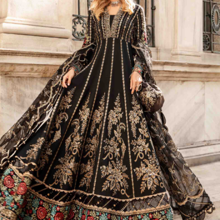 Unstitched Embroidered Cotton Satin Suit | CST-806
