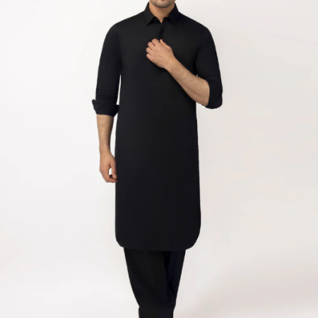 black unstitched fabric