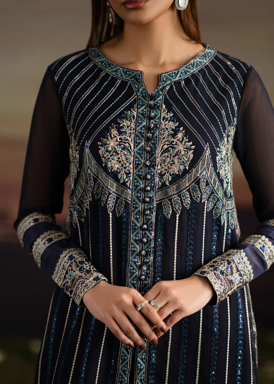 3-Piece-Embroiderd-Chiffon INDU - FWU5706
