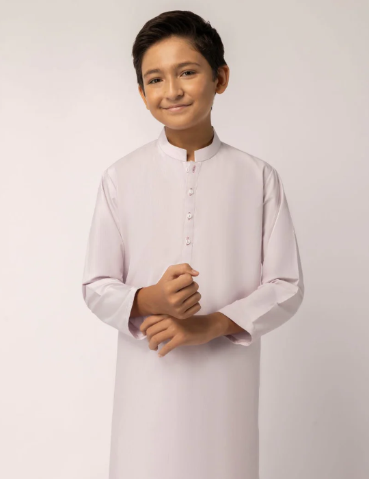lilac blended kameez shalwar