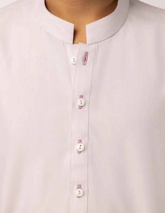 lilac blended kameez shalwar