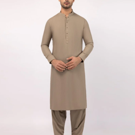 cement grey casual kameez shalwar