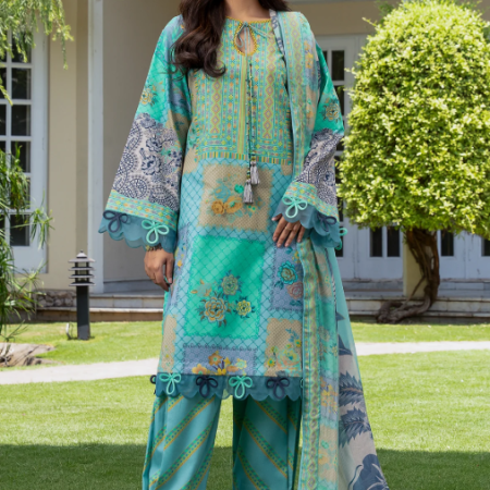 3-PC Unstitched Printed Lawn C-Print Vol 4 CP6-31