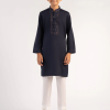 navy blue kurta