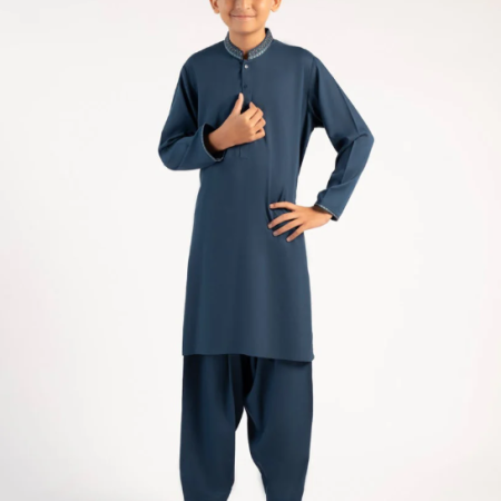 blue kameez shalwar