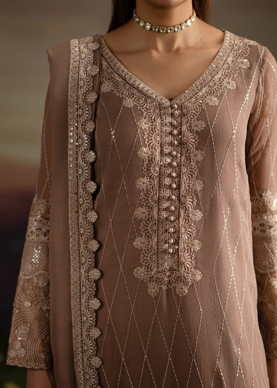 3-Piece-Embroiderd-Chiffon ITHAZH - FWU5703
