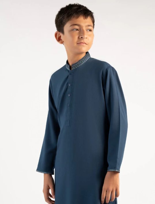 blue kameez shalwar