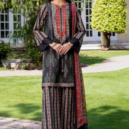 3-PC Unstitched Printed Lawn C-Print Vol 4 CP6-29