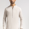 pearl white formal kurta trousers
