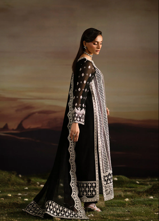 3-Piece-Embroiderd-Chiffon INBHA - FWU5708