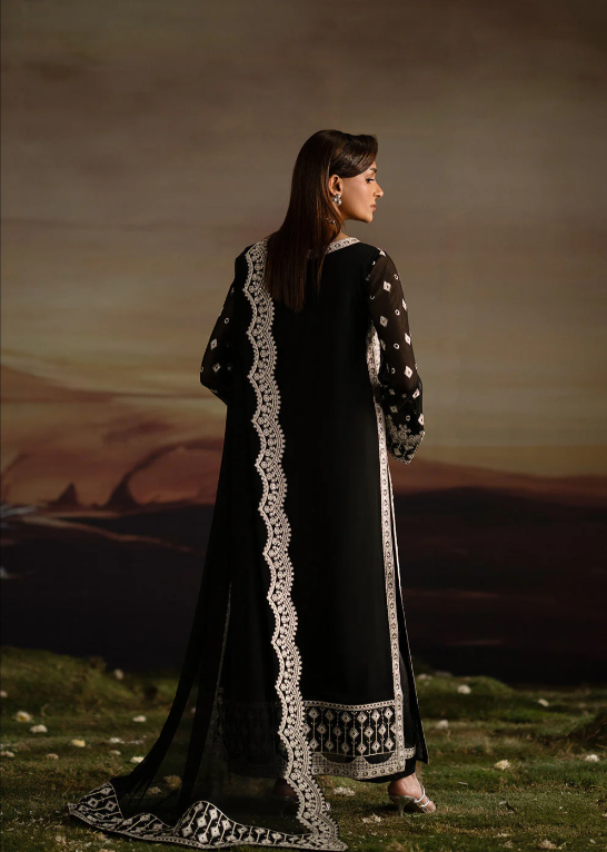 3-Piece-Embroiderd-Chiffon INBHA - FWU5708
