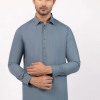 dull blue kameez shalwar