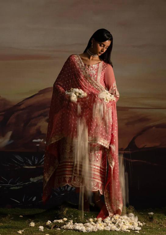 3-Piece-Embroiderd-Chiffon INDIYA - FWU5707