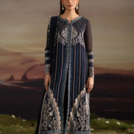 3-Piece-Embroiderd-Chiffon INDU - FWU5706