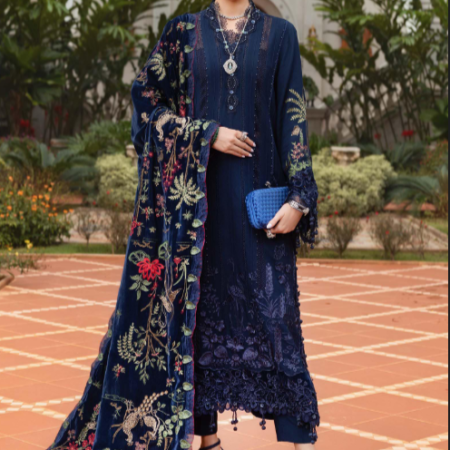 Charizma 3-PC Unstitched Embroidered Linen Collection CCW7-10
