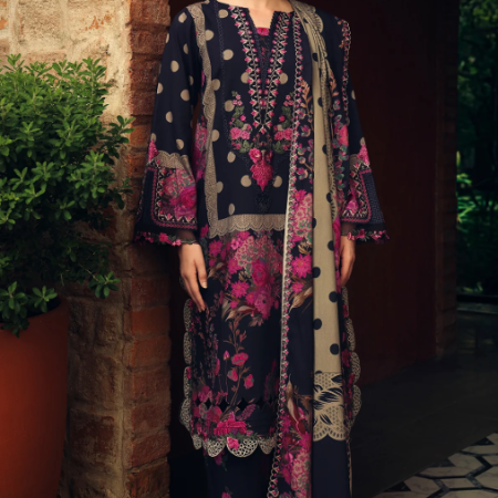 Charizma 3-PC Unstitched Embroidered Linen Collection CCW7-08