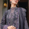 MariaB 3 Piece Unstitched Embroidered Velvet Suit