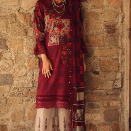 Charizma 3-PC Unstitched Embroidered Linen Collection CCW7-06