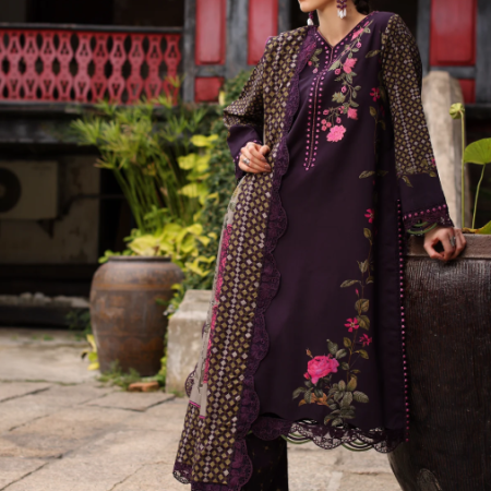 Charizma 3-PC Unstitched Embroidered Linen Collection CCW7-05