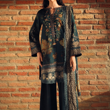 Charizma 3-PC Unstitched Embroidered Linen Collection CCW7-09