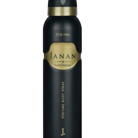 J. janan gold pour homme perfume body spray