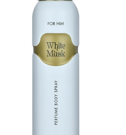 J. white musk pour homme perfume body spray