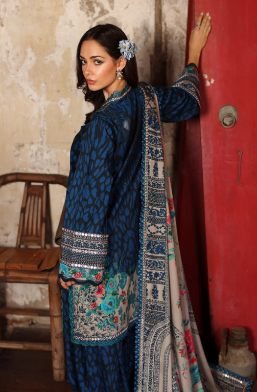 Charizma 3-PC Unstitched Embroidered Linen Collection ANW7-09